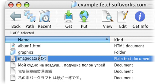 fetch ftp client for mac os x